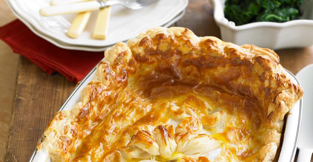 Chicken, Leek & Mushroom Pie