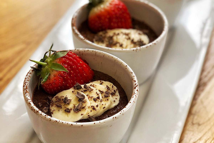 Vegan Banana and Chocolate Mousse