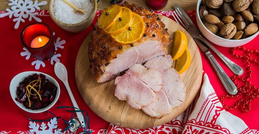 Baked Marmalade Spiced Ham