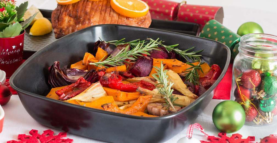 Roasted veg in a Prestige roaster