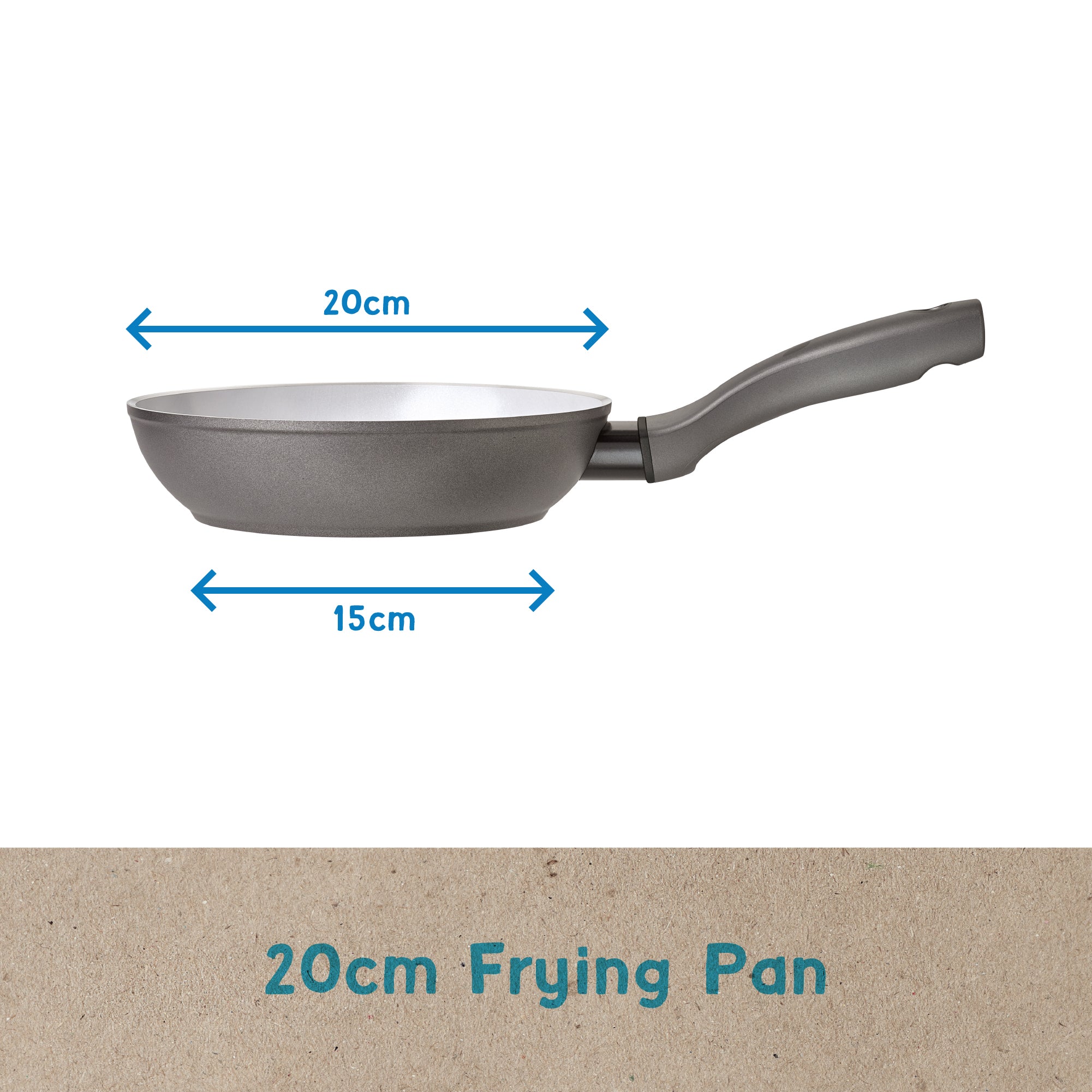 Earth Pan Ceramic Non-Stick Frying Pan - Triple Pack