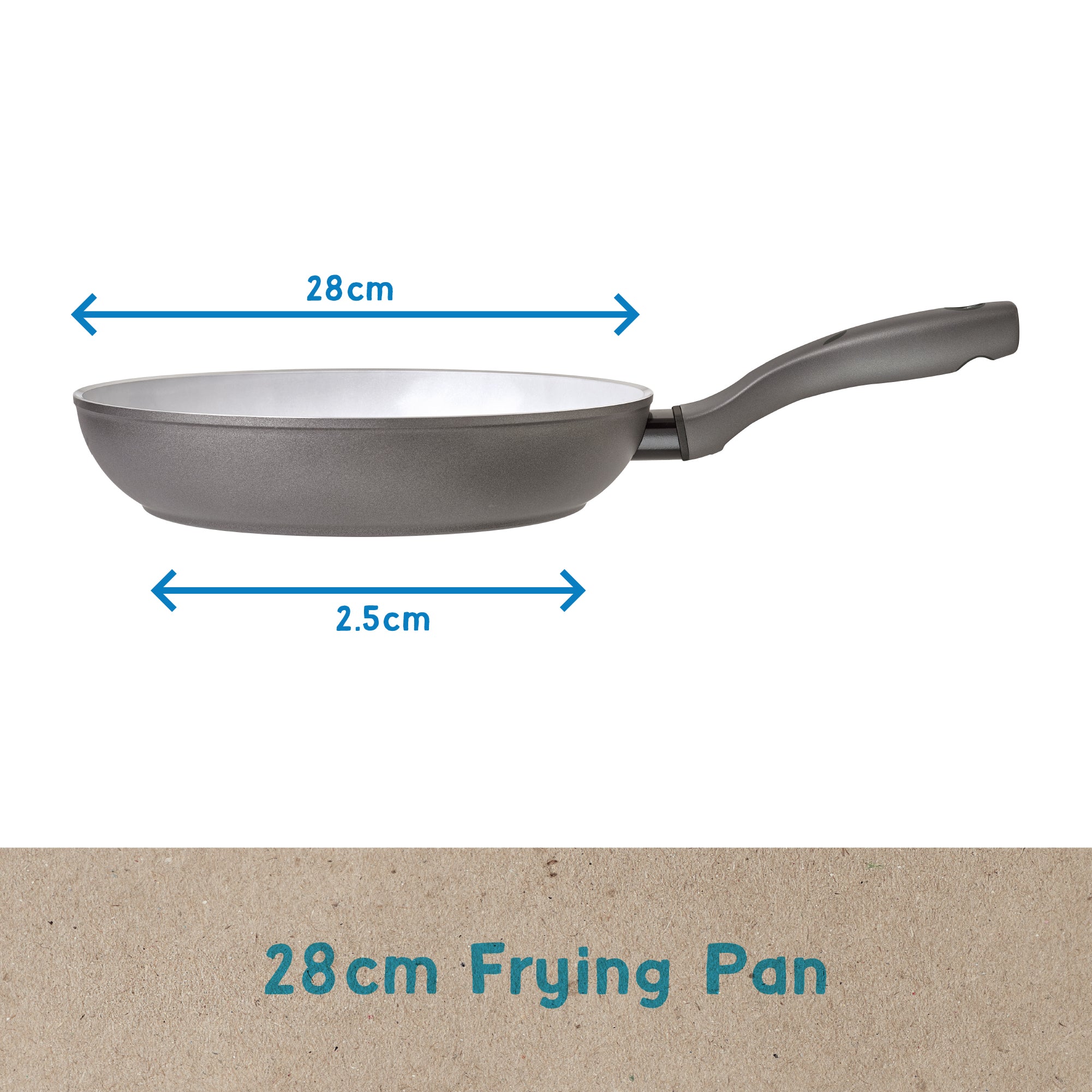 Earth Pan Ceramic Non-Stick Frying Pan - Triple Pack