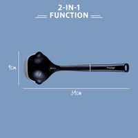 2-in-1 Kitchen Utensil - Ladle with Silicone Edge