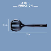 2-in-1 Kitchen Utensil - Skimmer with Silicone Edge