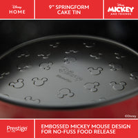 Disney Bake with Mickey: Springform Non-Stick Round Cake Tin - 23cm Diameter