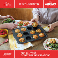 Disney Bake with Mickey: Non-Stick Muffin Tin - 12 Cup