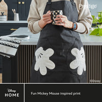 Disney Monochrome Mickey Mouse: Cotton Apron & Pockets