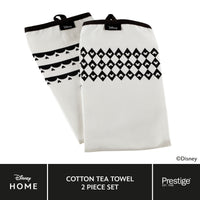 Disney Monochrome Mickey Mouse Accessories Set - Charcoal Oven Glove, Apron & Tea Towel