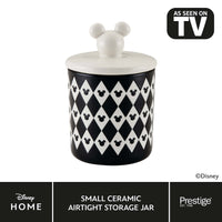 Disney Monochrome Mickey Mouse: Ceramic Airtight Storage Jar - 3 Sizes