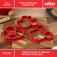 Disney Non-Stick Medium Pancake Pan, Moulds & Spatula Set