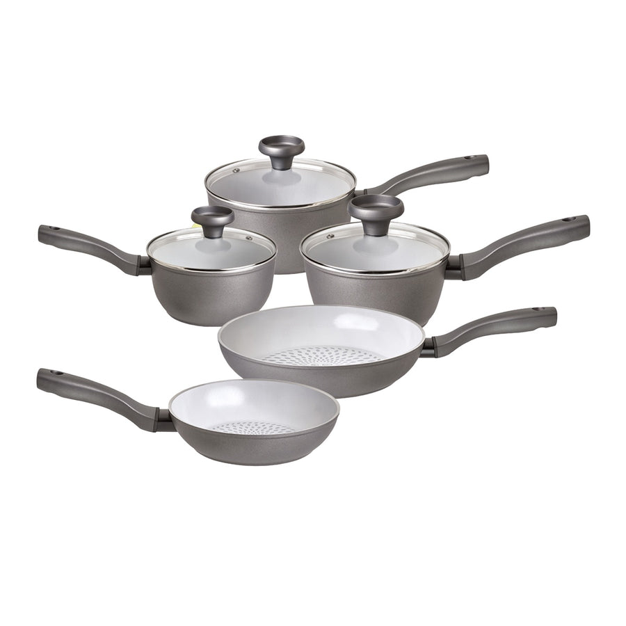 Earth Pan Ceramic Non-Stick Saucepan & Frying Pan Set - 5 Piece