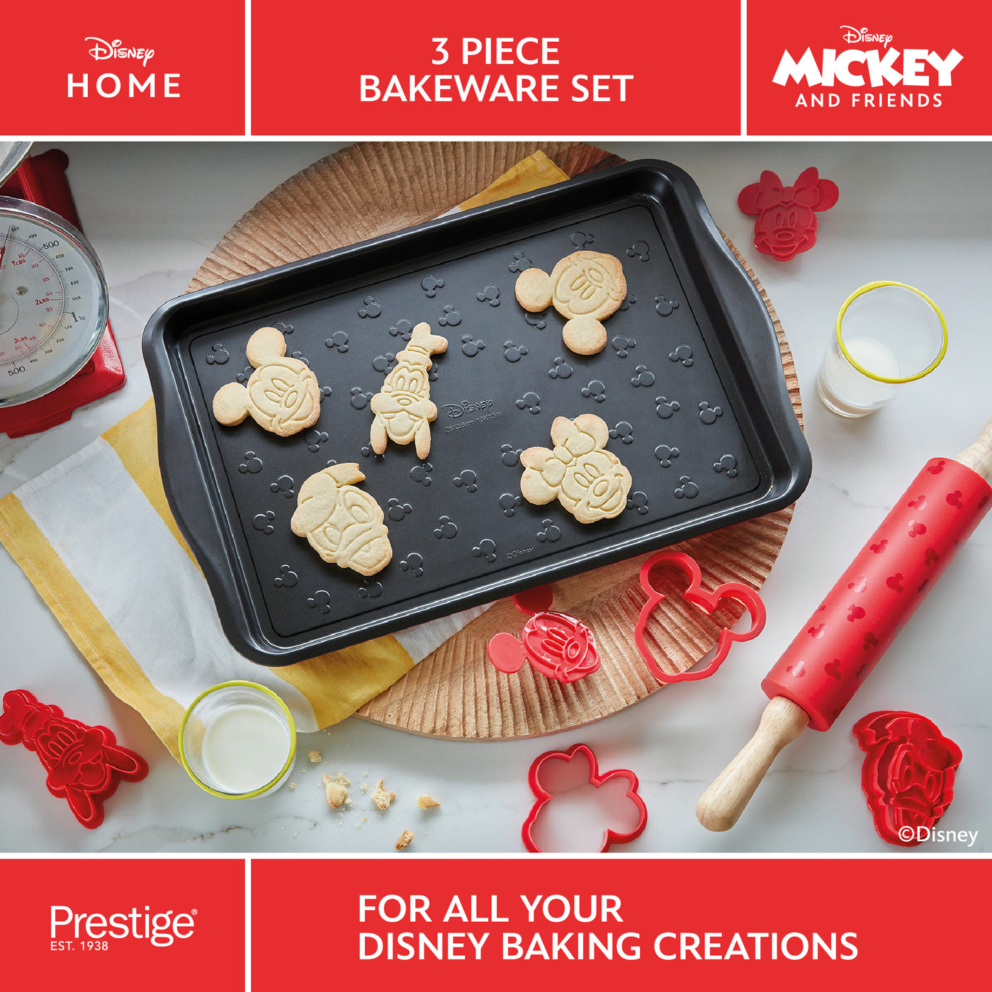 Disney Bake with Mickey: Cookie Bakeware Set