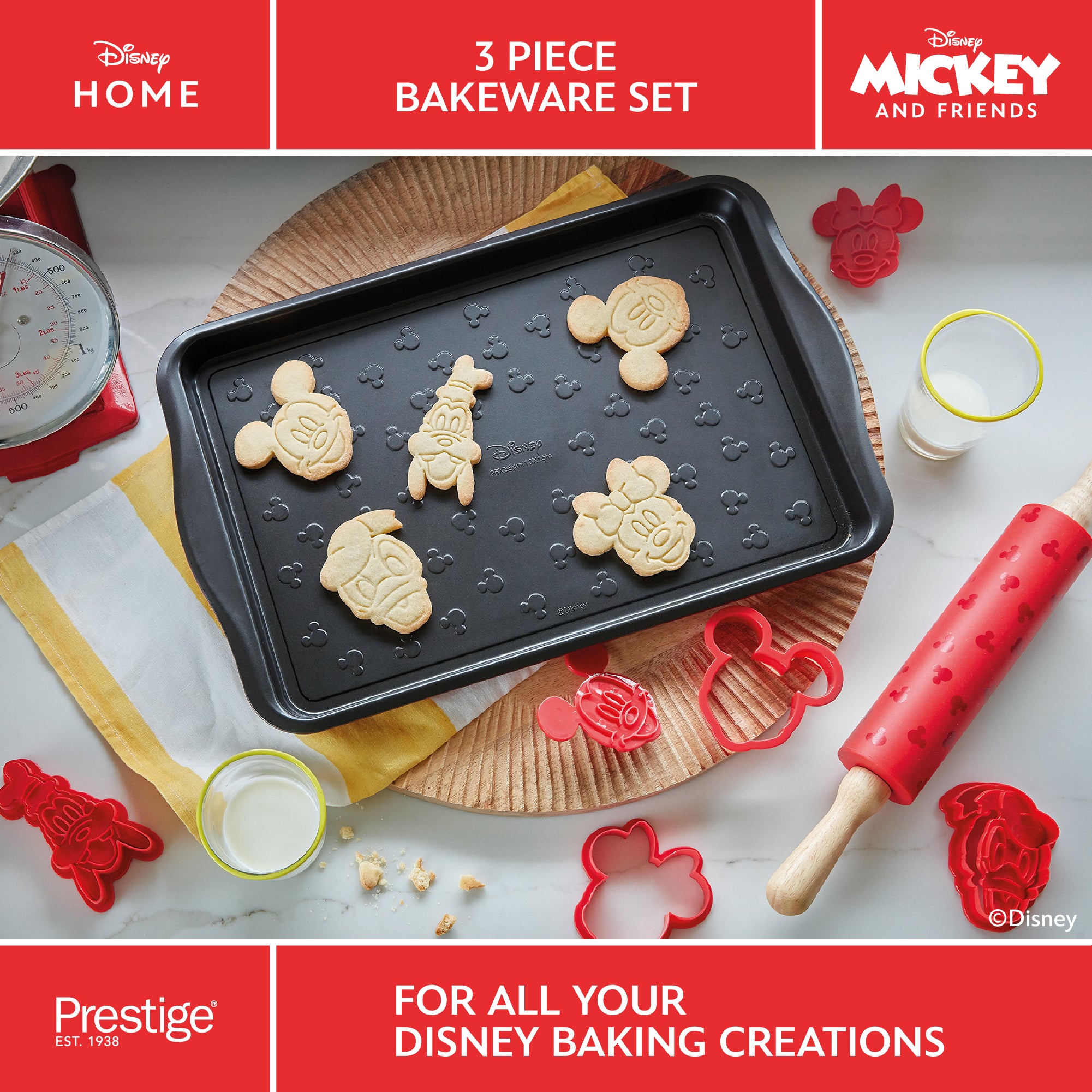 Disney Bake with Mickey: Cookie Bakeware Set