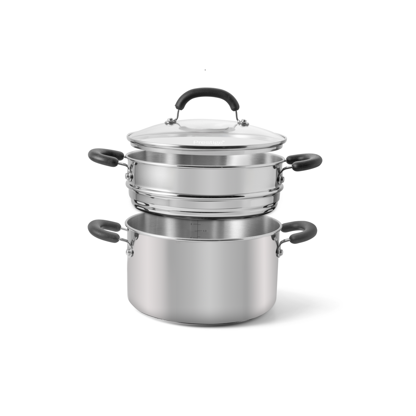 Made to Last: Stainless Steel Stockpot and Steamer - 24cm/5.86L