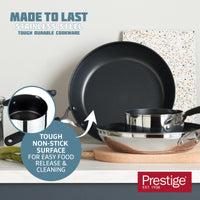 Made to Last: Stainless Steel Non-Stick Frying Pan - 2 Sizes: 21cm/29cm