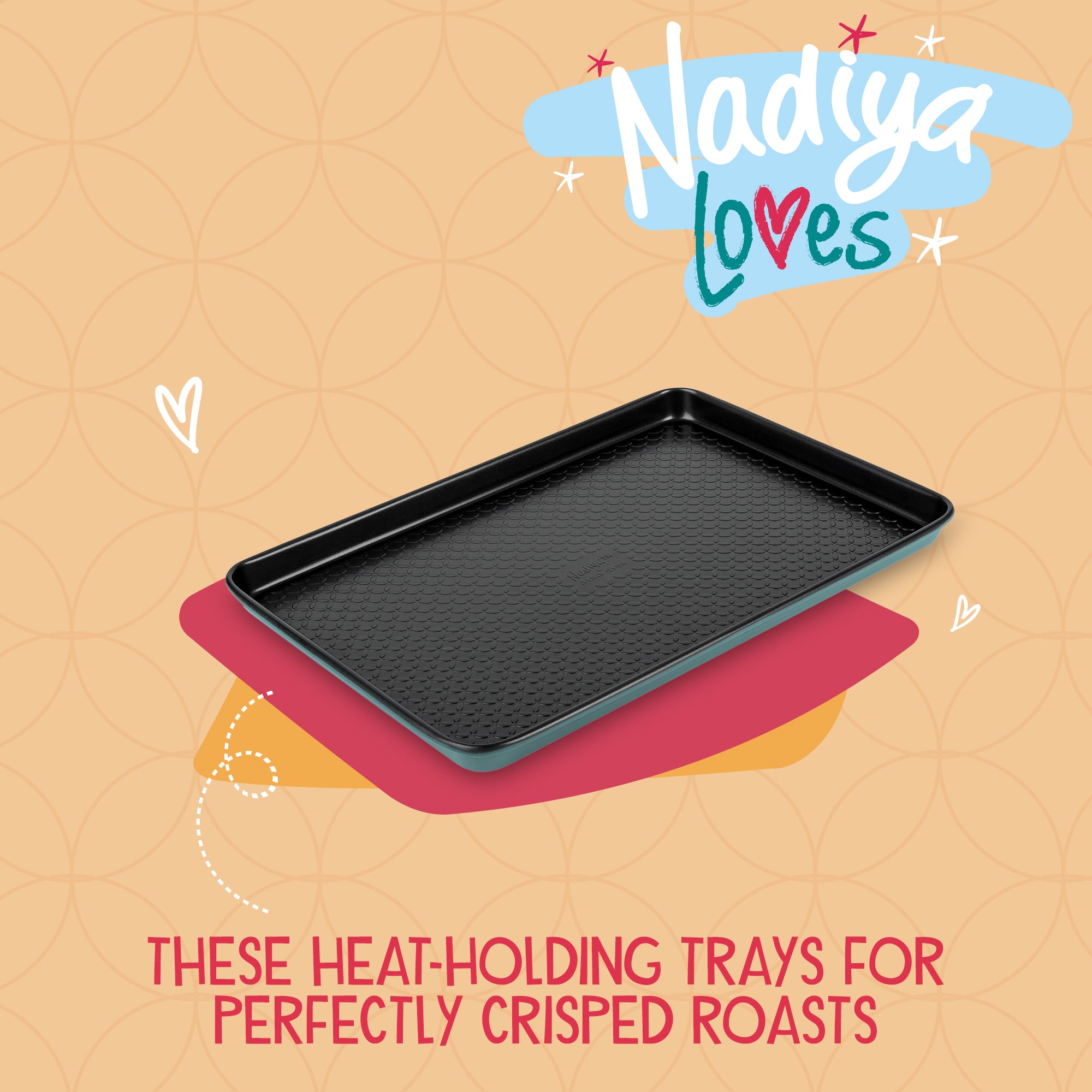 Nadiya Hussain Non-Stick Oven Tray & Roasting and Baking Tin