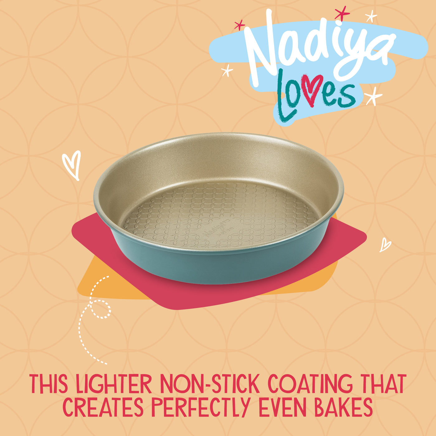 Nadiya Hussain Non-Stick Bakeware Set - 4 Pieces