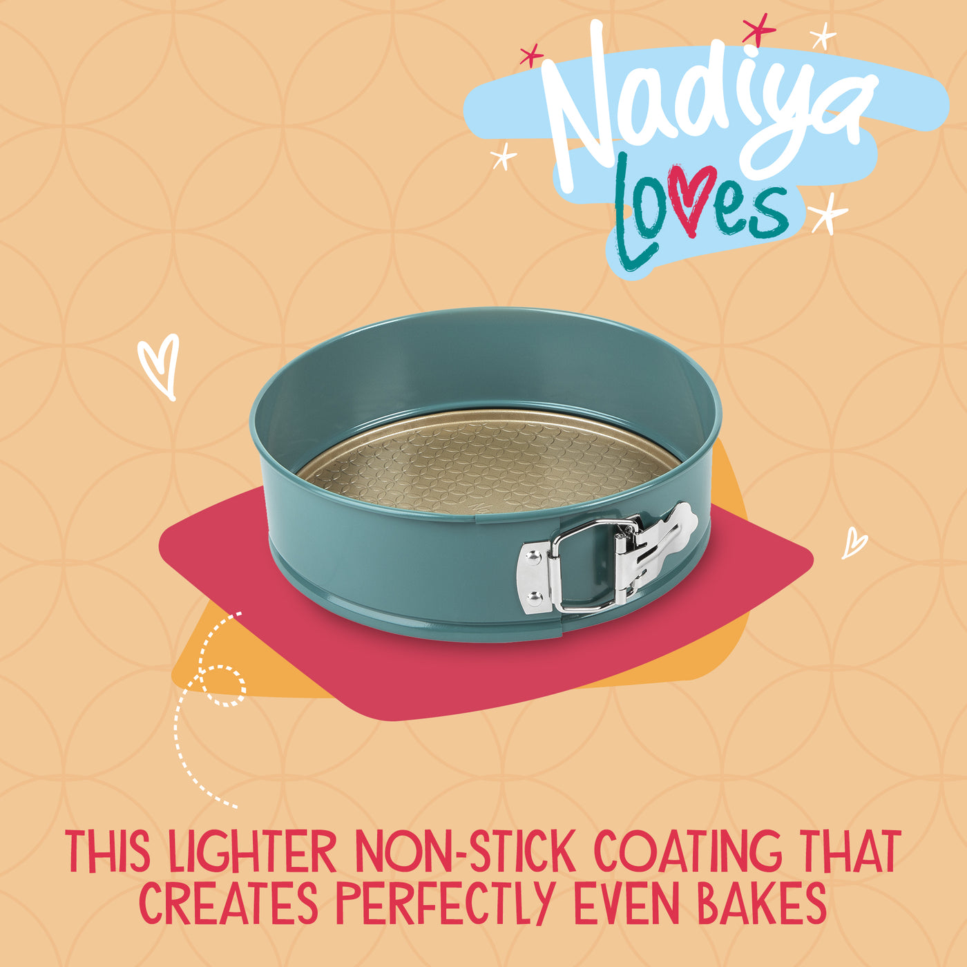 Nadiya Hussain 9" Springform Round Cake Tin