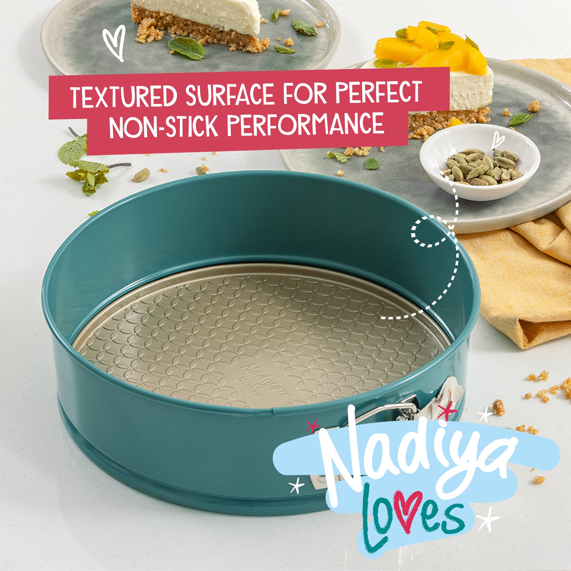 Nadiya Hussain 9" Springform Round Cake Tin