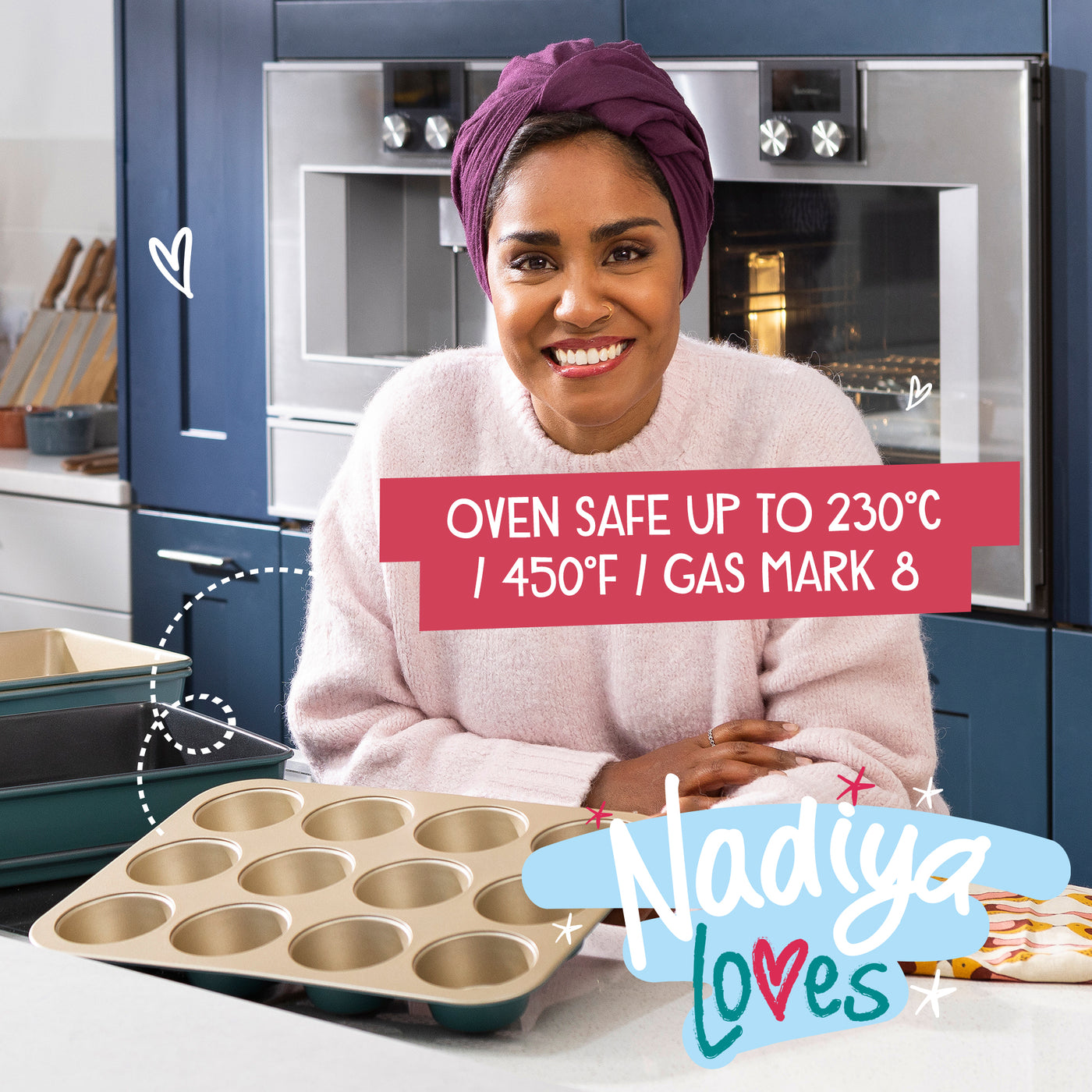 Nadiya Hussain 12 Cup Muffin Tin