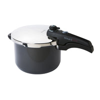 Prestige Hard Anodised Smart Plus pressure cooker cooks food up to 70% faster, saving on energy bills, and comes with a lifetime guarantee