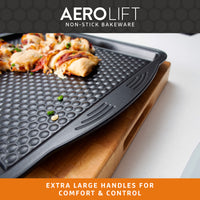 Aerolift Non-Stick Roasting & Baking Trays - 3 Pack