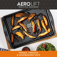 Aerolift Non-Stick Roasting & Baking Trays - 3 Pack