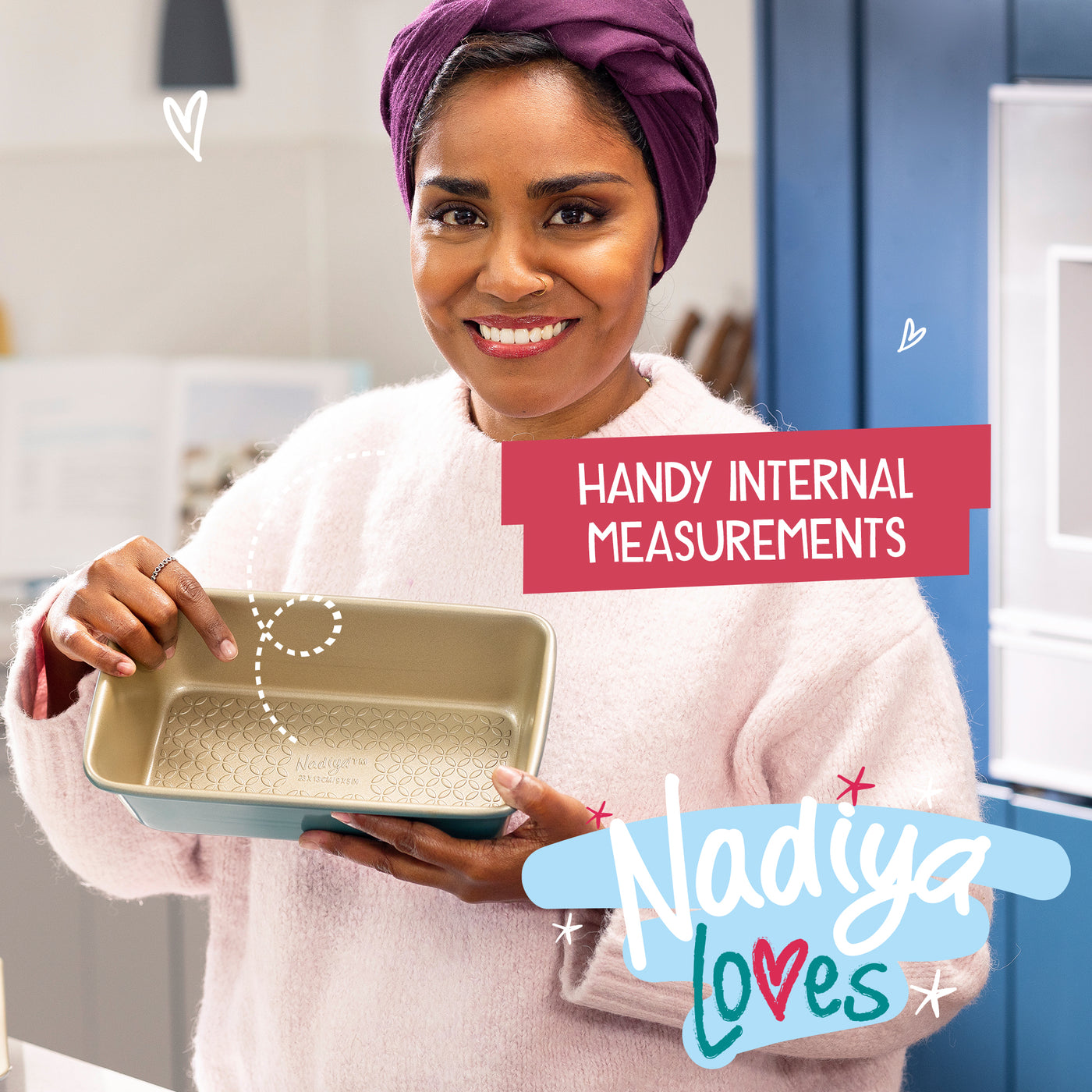 Nadiya Hussain Non-Stick Bakeware Set - 4 Pieces