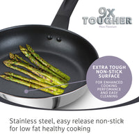 9 X Tougher Universal Saucepan Set - Small, Medium & Large cooking asparagus