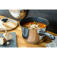 Prestige Classic Non Stick Stainless Steel saucepan combines the durability & good looks of stainless steel, with the ease of PFOA free non stick