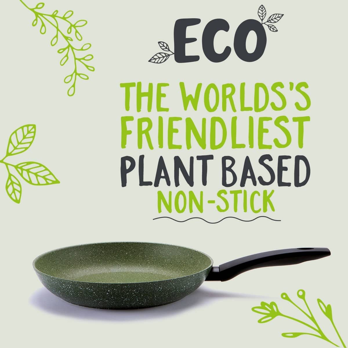 Prestige Eco Stir Fry Pan. Plant based non stick. Every purchase = a tree planted with Tree Aid! 